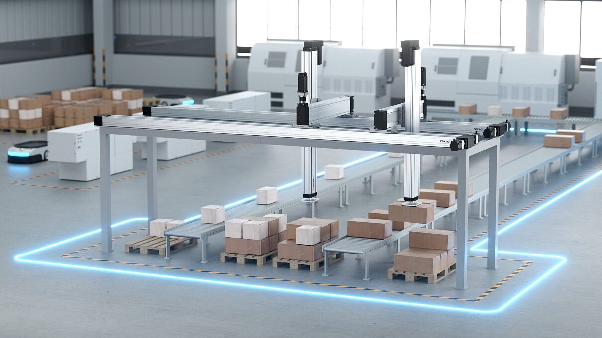 Vom Kommissionieren, Sortieren und Palettieren bis zum autonomen Transport: Bosch Rexroth präsentiert zur LogiMAT 2026 sein breites Standardportfolio für eine schnellere, flexiblere und energieeffizientere Intralogistik. 