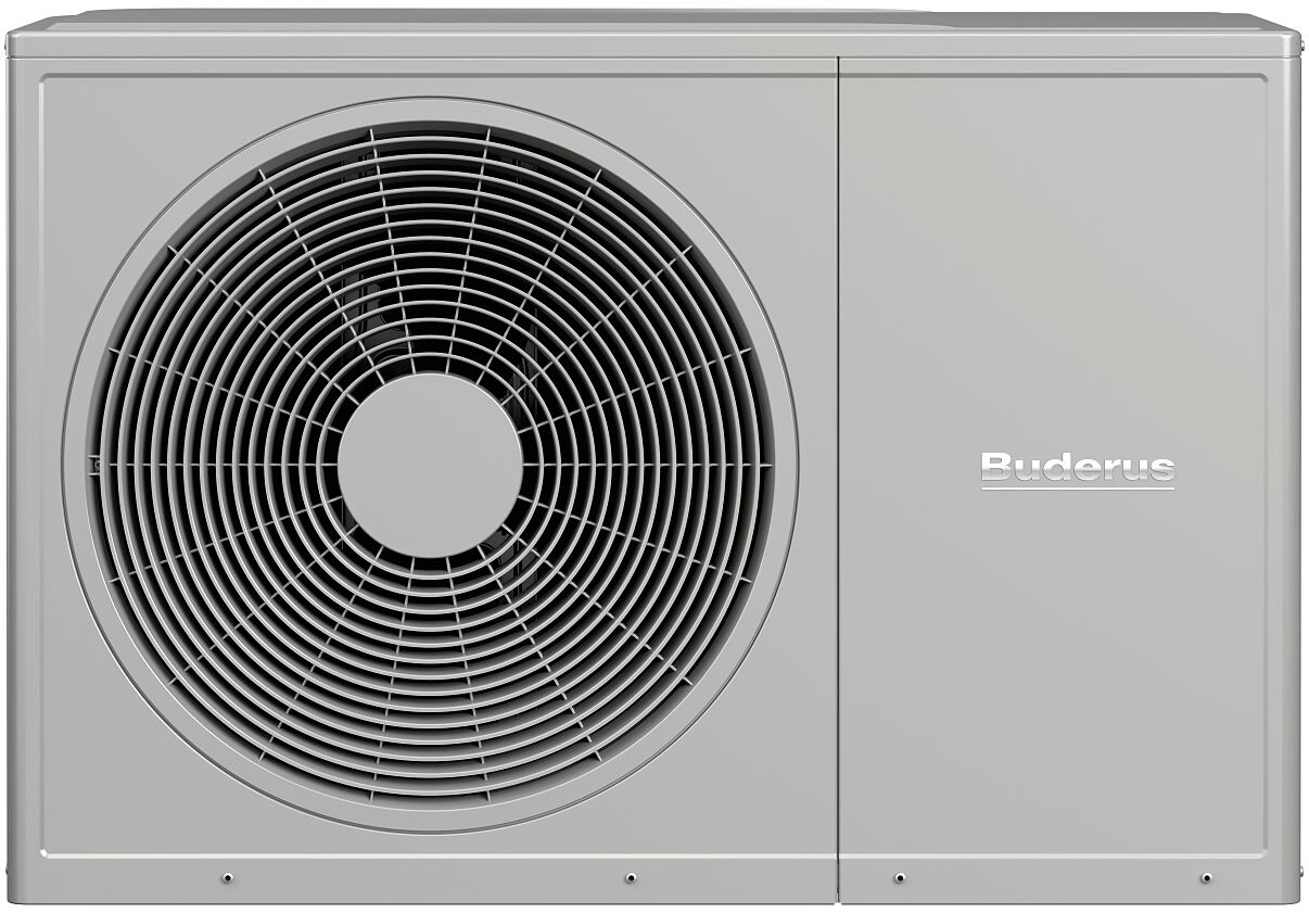 Die Außeneinheit der fünf  Leistungsgrößen 4, 6 und 7  kW ist einphasig ausgeführt  und enthält einen Lüfter.