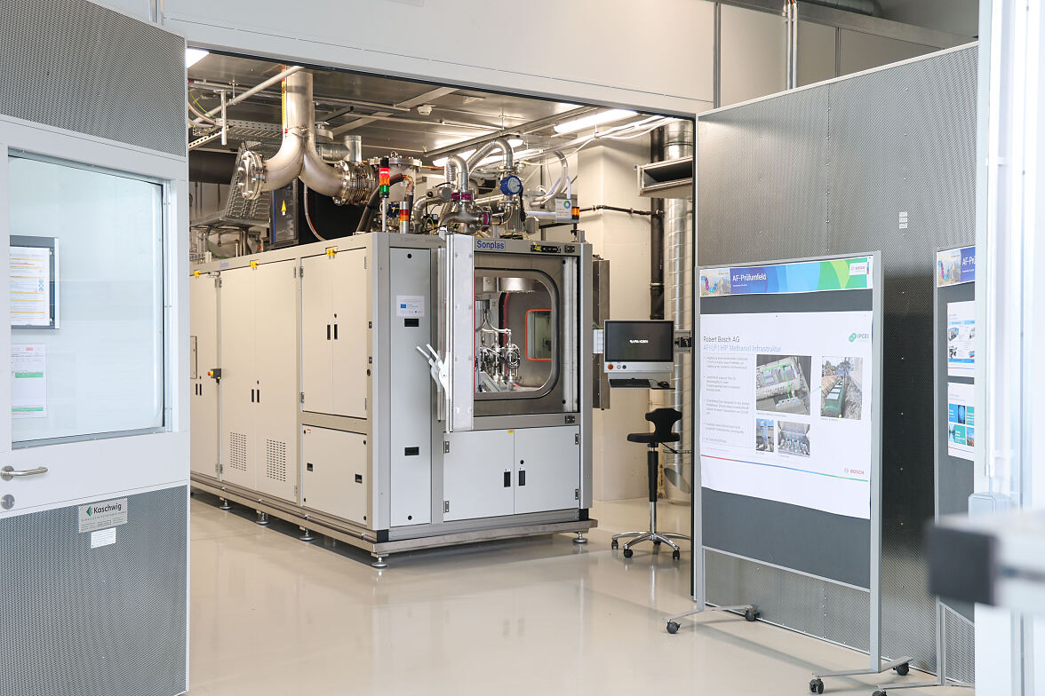 Herzstück der neuen Methanol-Infrastruktur am Halleiner Bosch-Standort