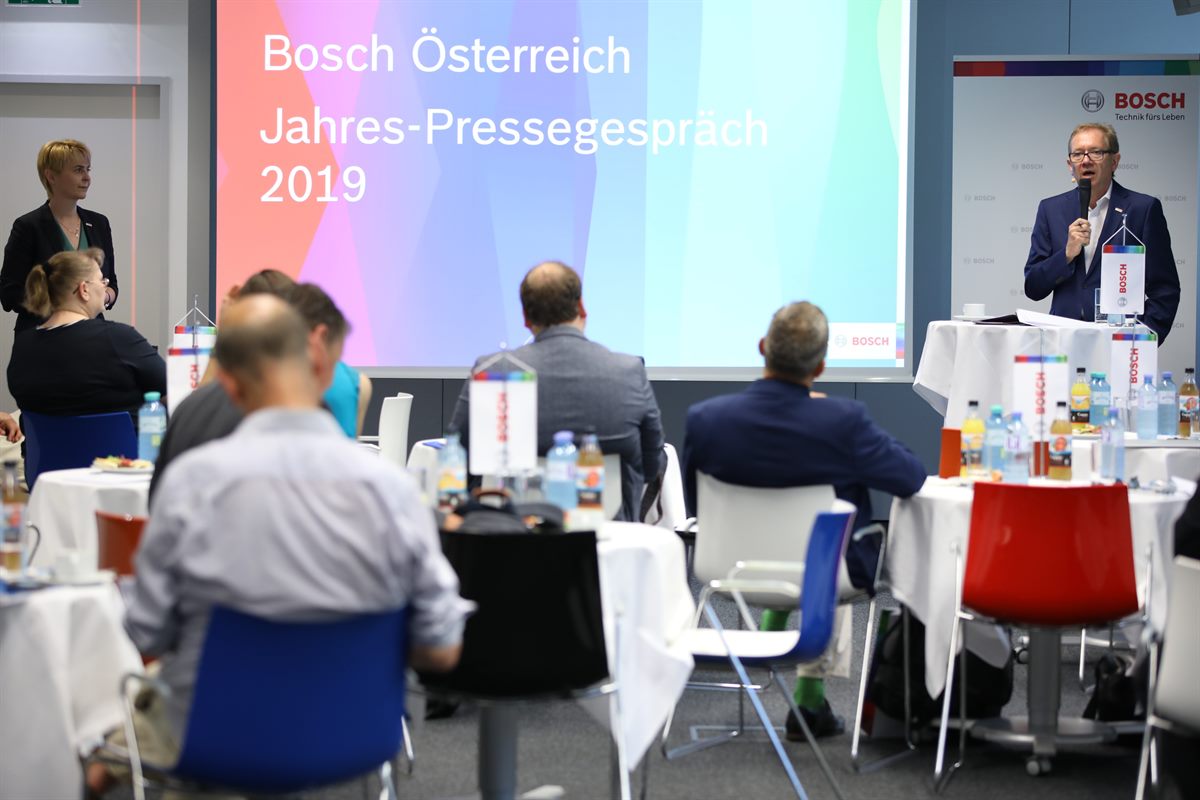 Jahrespressegespräch der Bosch-Gruppe in Österreich