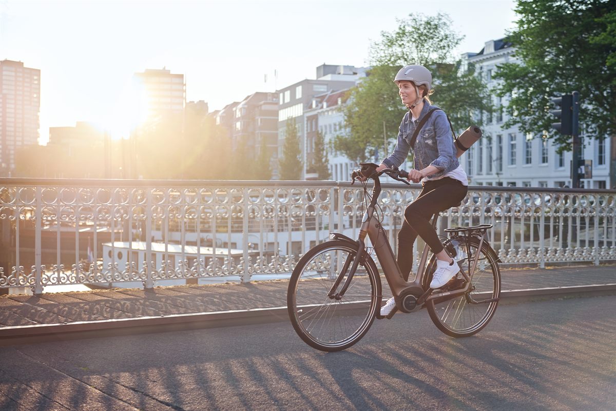 Für den Stadtverkehr eignen sich Citybikes mit moderater Unterstützung.