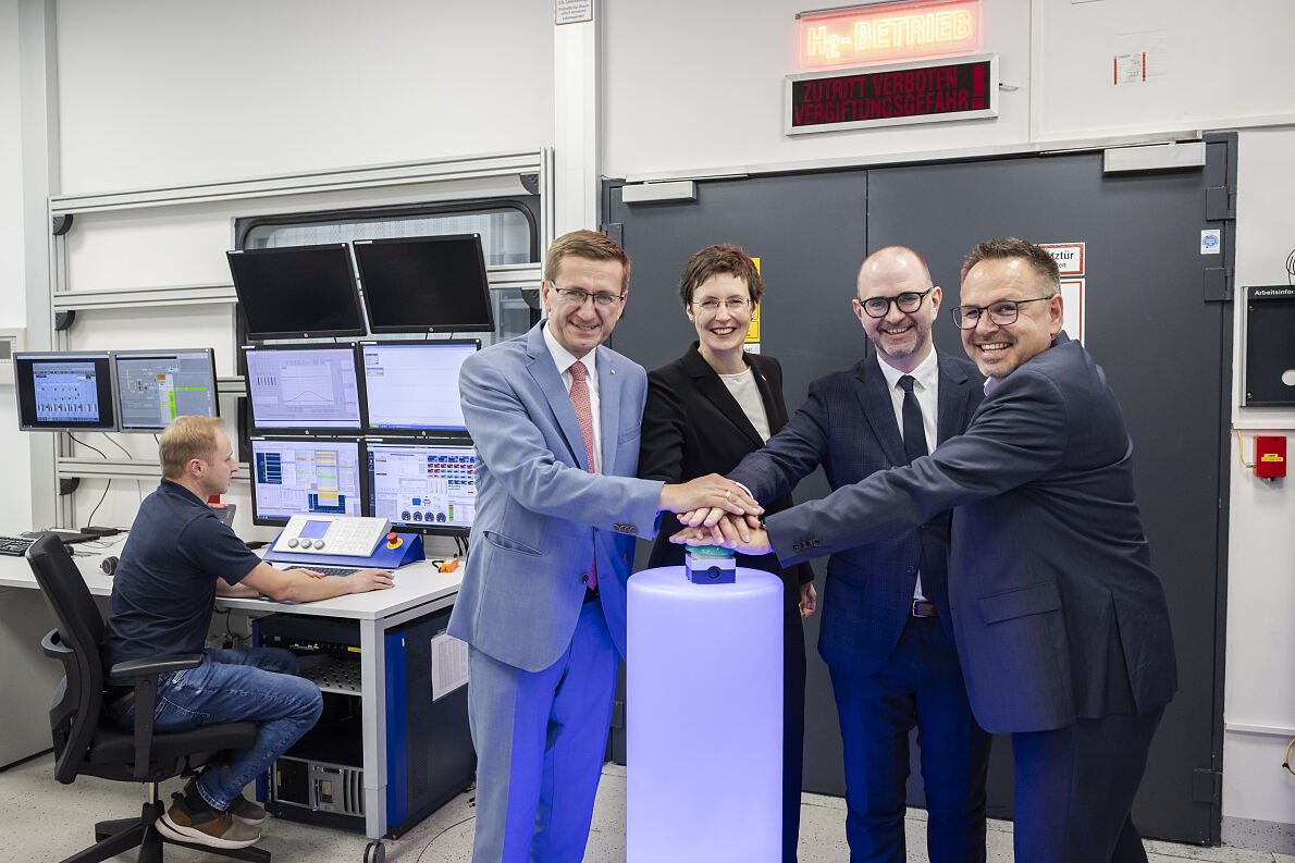 Inbetriebnahme des H2-Motors im Bosch Engineering Center Linz