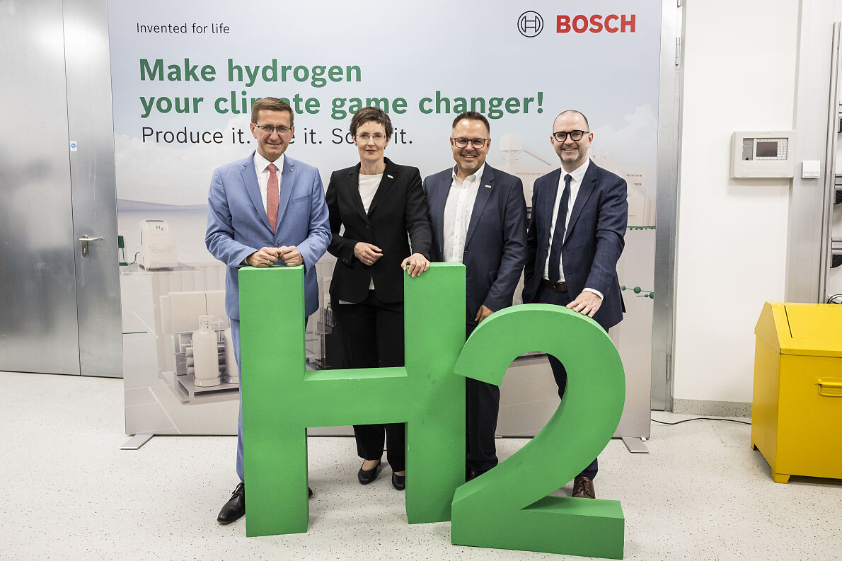 Inbetriebnahme des H2-Motors im Bosch Engineering Center Linz