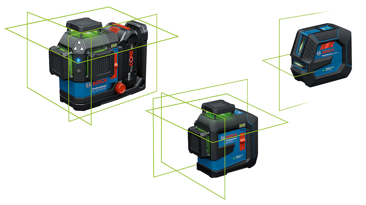 Robuster, intuitiver und flexibler denn je: Neue Linienlaser-Generation von Bosch für Profis