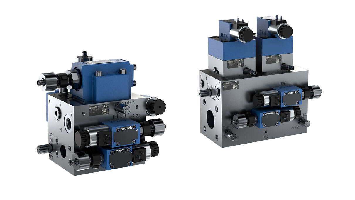 Funktionale Sicherheit von Hydraulikanlagen: Die neuen, standardisierten STO-Steuerblöcke STOM sparen Zeit im Engineering. 