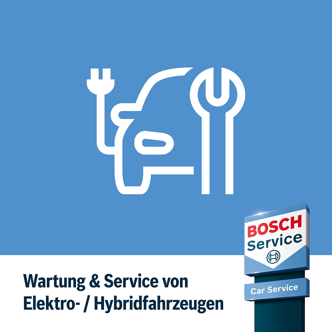 Wartung & Service von Elektro-Hybridfahrzeugen