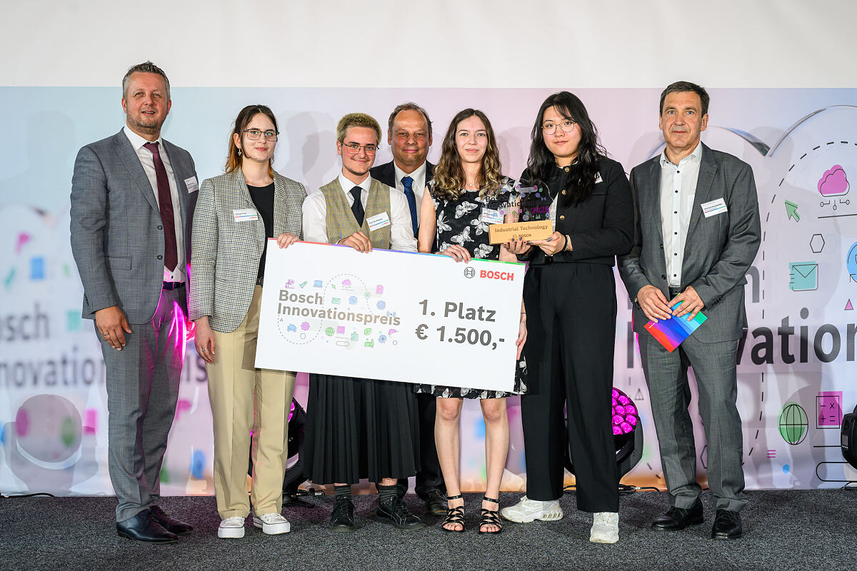 Verleihung vom Bosch Innovationspreis 2025 in der Kategorie Industrial Technology