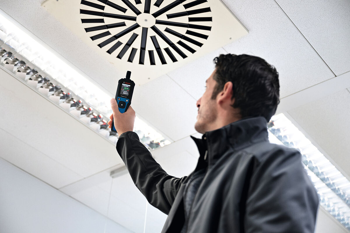 Das digitale Thermo-Hygrometer von Bosch - GDH 1-17 Professional